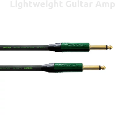 Cordial 3m 2 Jack cable - Green
